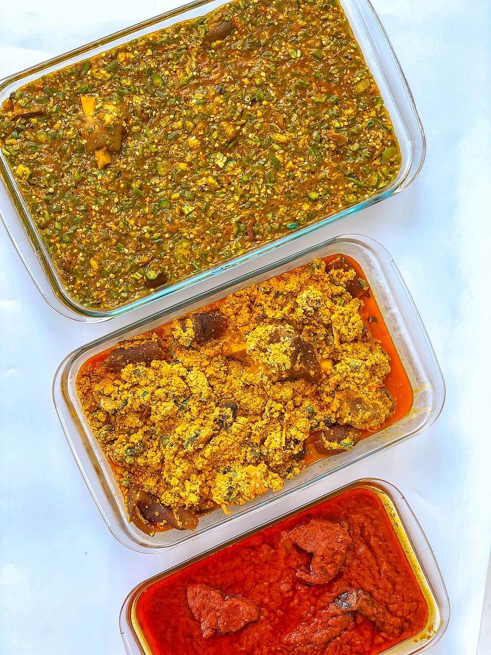 Okra stew with fish